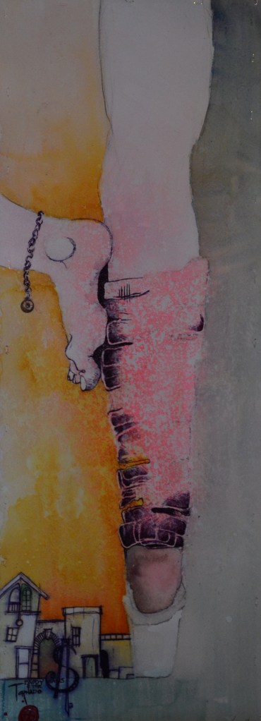 This is a painting about Involvement with powerhouse women who march to their own drummer.